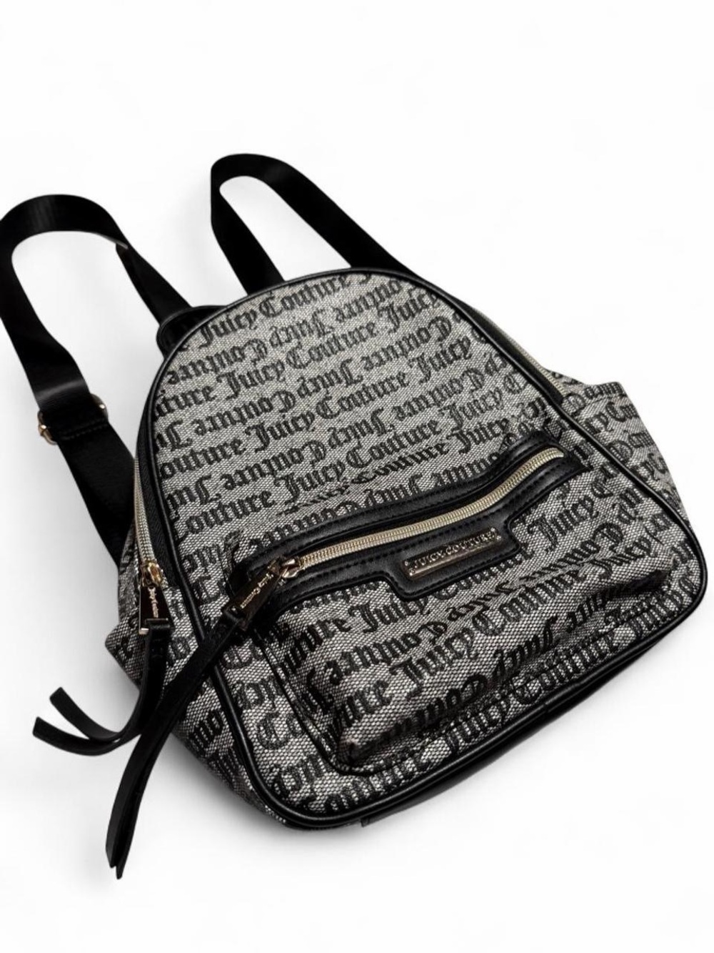 Y2K Juicy Couture Gothic Monogram Mini Backpack Emo Glam Grunge 2000s